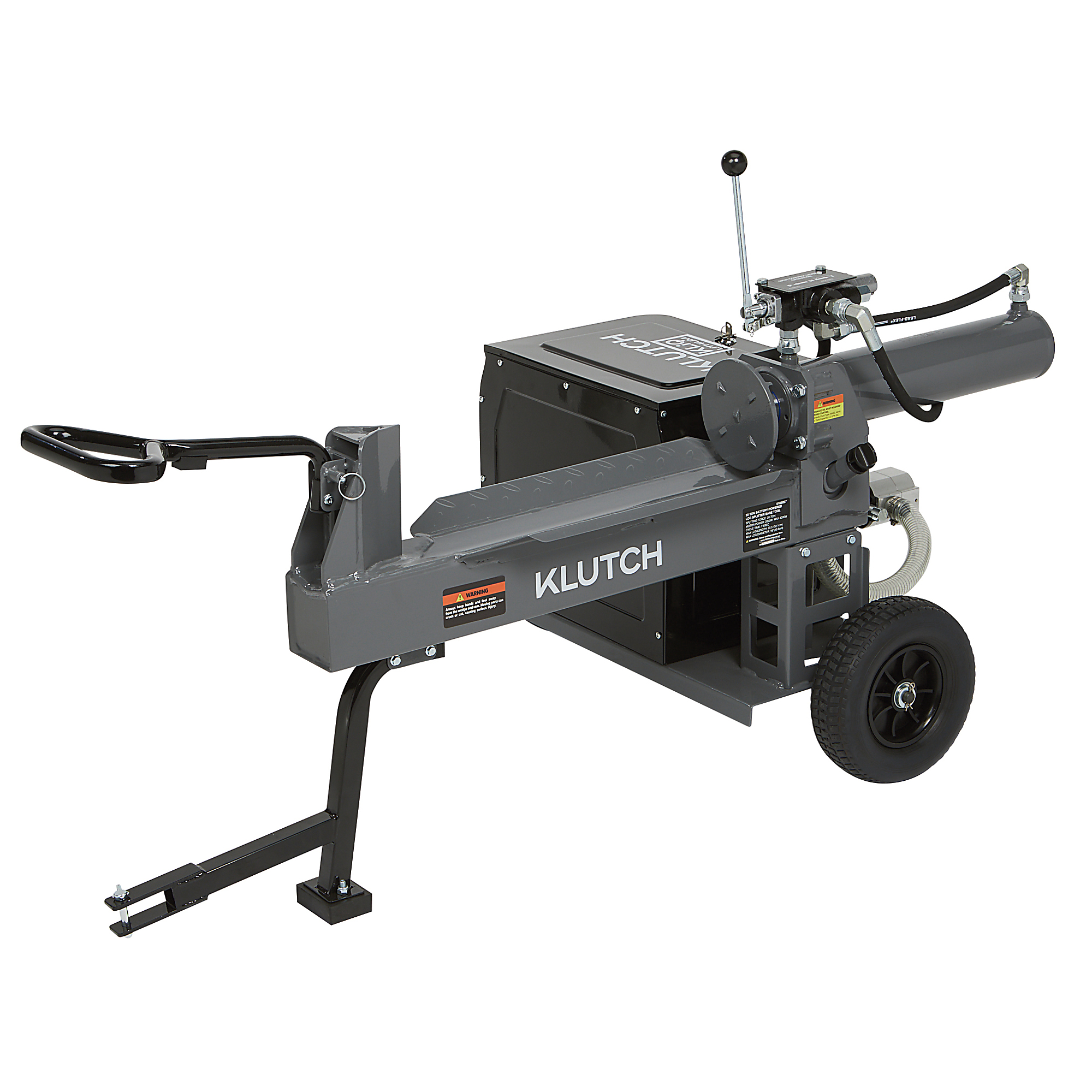 Klutch Log Splitter, KLiQ 57.6V, 20-Ton Force, Brushless, Battery-Powered, Bare Tool